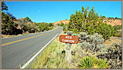 Red Canyon Sign