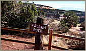 Fallen Rock Sign