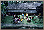 Visitors In Sepik Village