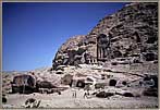 Royal Nabatean Tombs Petra And Modern Visitors