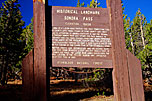 1 Sonora Pass Sign