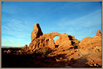 Morning light on Turret Arch