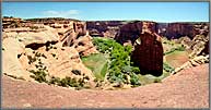 Massacure Rocks and Navajo Fortress.