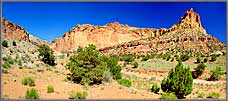 Capitol Gorge and The 10-Mile Drive Panorama.