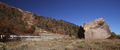 6 Memorial Boulder And Its Track