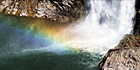 7 Rainbow Above Hydro Outlet Pool