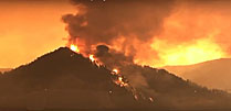 Columbia Gorge A Blaze