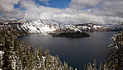 4 Wizard Island And Crater Lake With A bit Of Sun