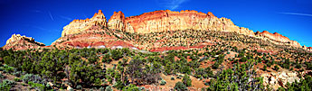 7 Wall In Grand Staircase Escalante Pano