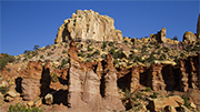 Different Sandstone Formations In Burr Canyon