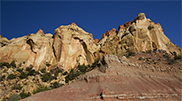 Layers Of Differrent Sandstones In Burr Canyon