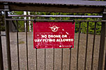 1 No Drone Sign At Snoqualmie Falls