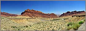 Panorama of Spotted Wolf Canyon.