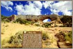 Wilson Arch with signage.