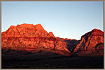 Intense early morning sunlight brings out the colors