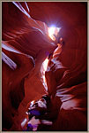 Antelope Canyon-Light paints stone