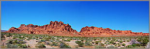 Front Wall Of Valley Of Fire Panorama
