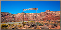 Valley of the Gods sign
