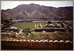 Fort And Garden On Lake