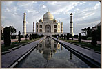 Taj Mahal And Reflecting Pool