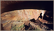 Petroglyphs In A Cave At Ayers Rock