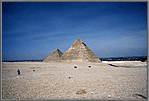 Pyramids from a distance.