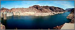 Hoover Dam Upstream and Lake Mead.